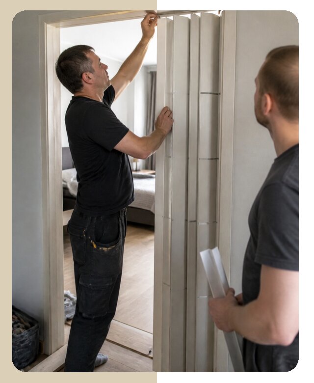 Профессиональная установка складной двери под ключ в Чистополе