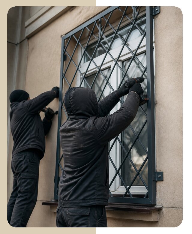 Установка антивандальных решеток на окна в Чистополе